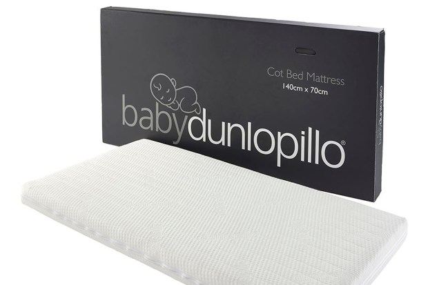 Baby Dunopillo matress and box