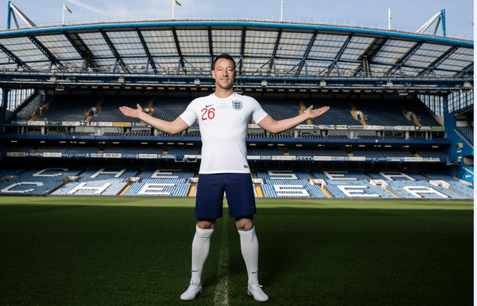  John Terry will wear the England kit one final time as he returns to spiritual home of Stamford Bridge