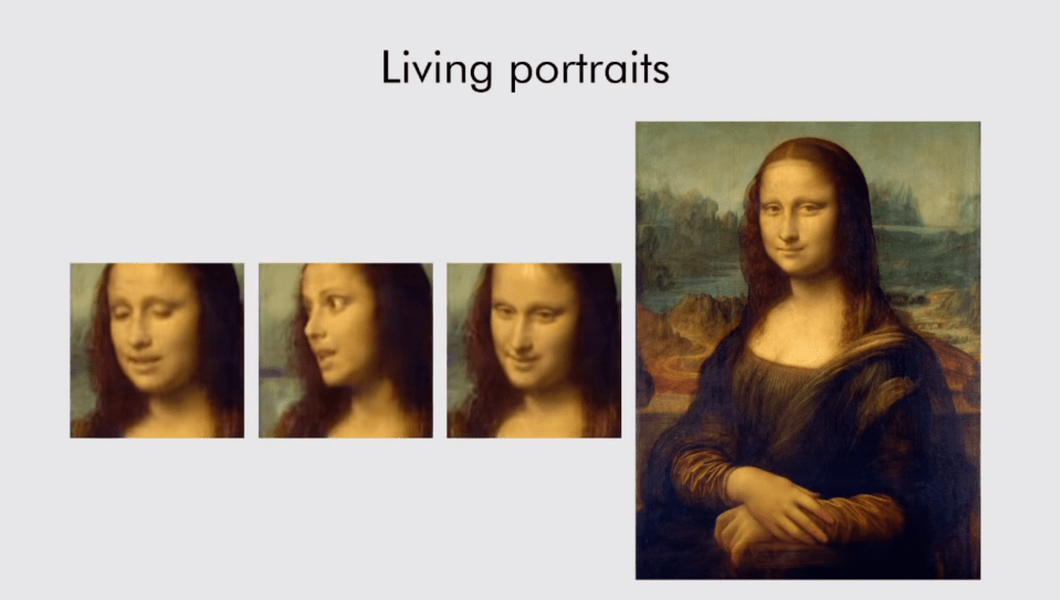  The terrifying technology shows how a single image such as the Mona Lisa painting can be brought to life