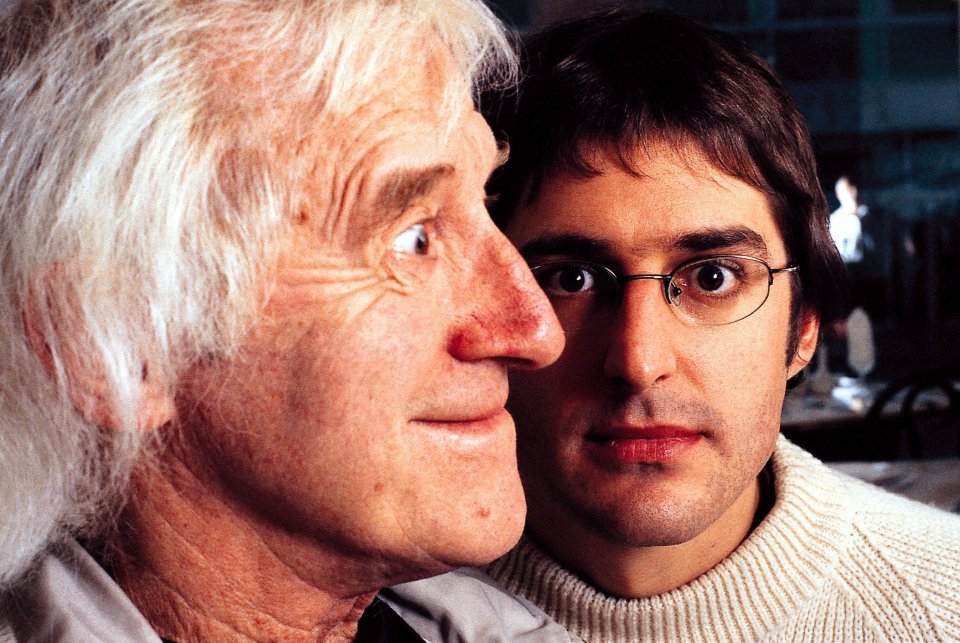  Louis Theroux became friends with Jimmy Savile after making a documentary on the sick DJ in 2000 - which failed to expose him as a paedophile