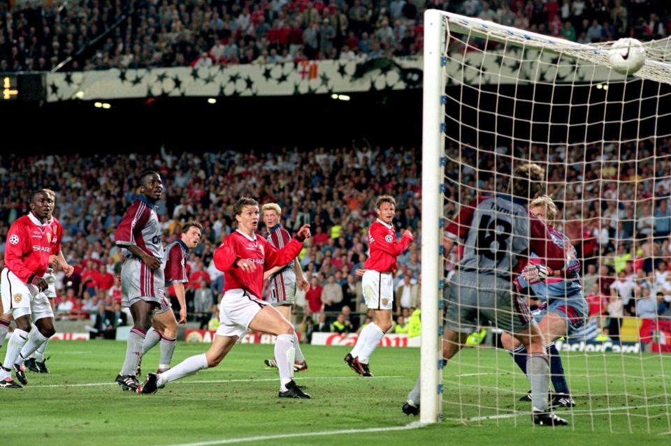 Solskjaer scored a 93rd-minute winner in the 1999 Champions League final