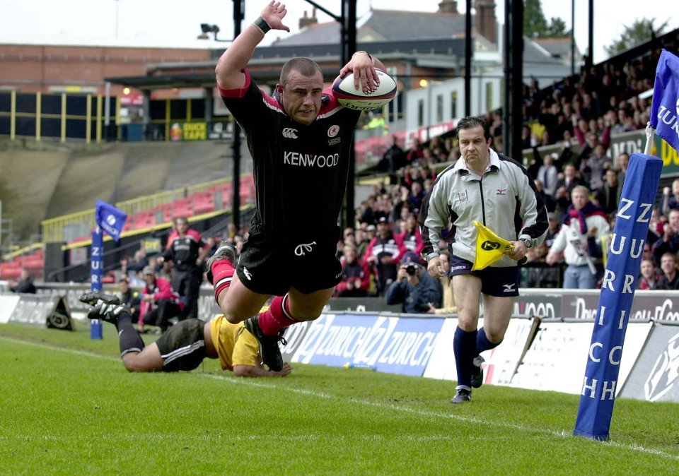  Prop Flatman played for Saracens for five seasons