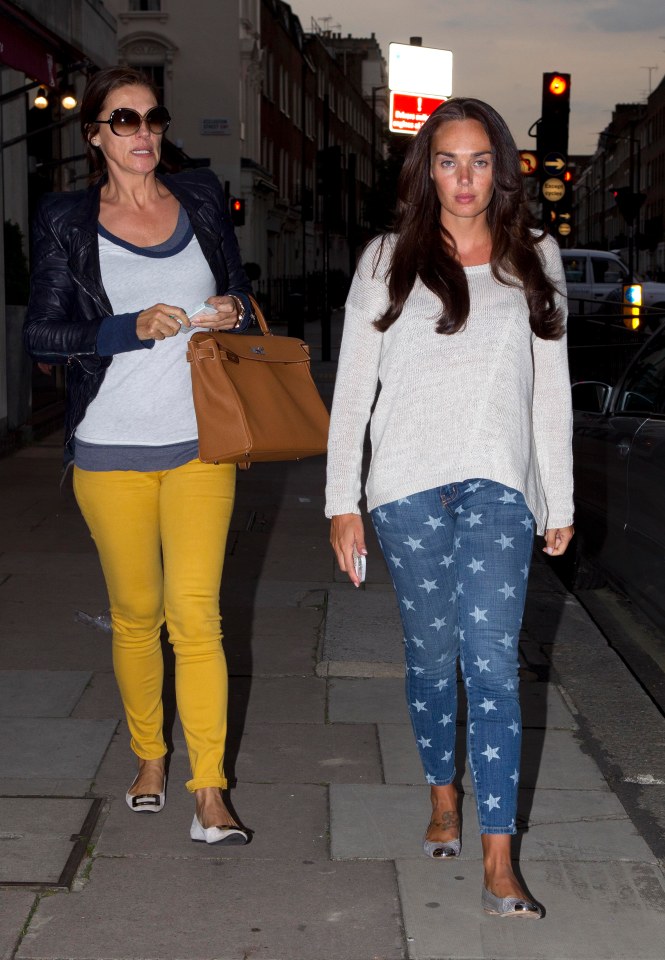  Tamara Ecclestone and her mum Slavica in more communicative times