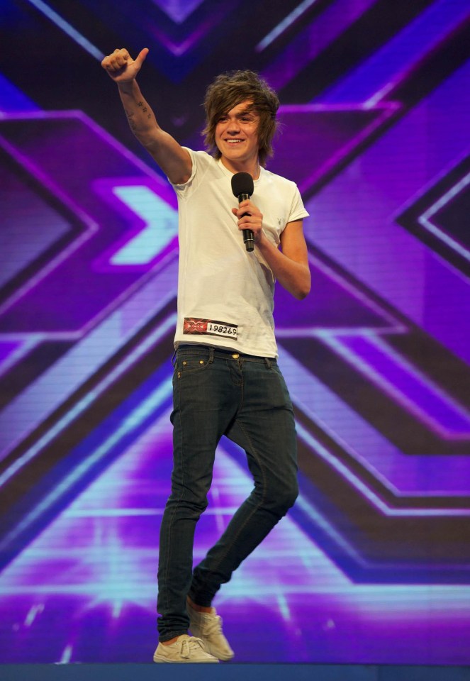  Frankie auditioning on The X Factor in 2011