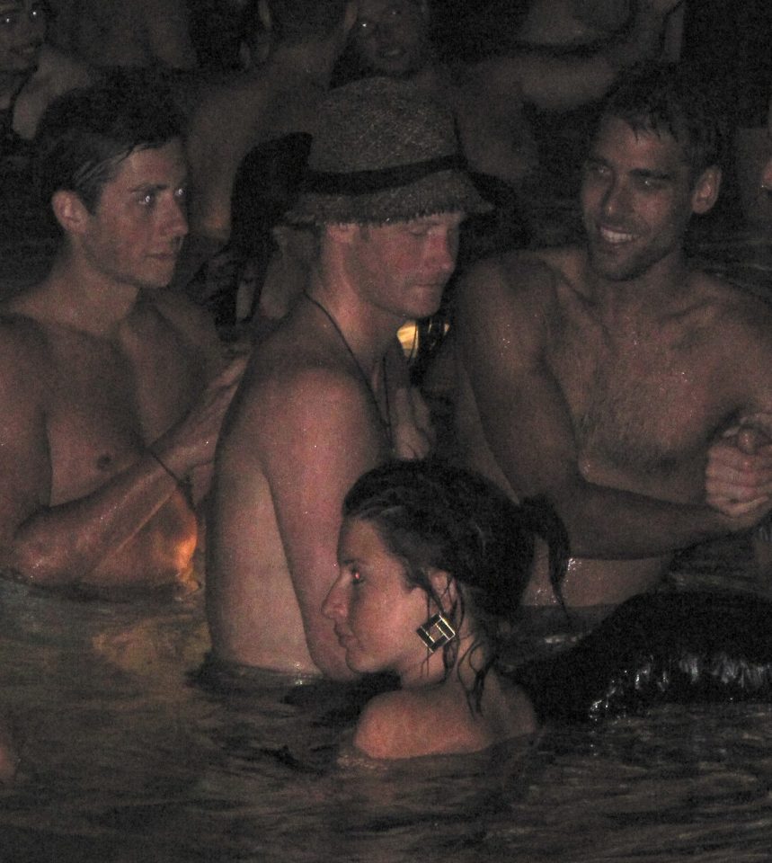 The royal rebel at a Night Swim Party in 2015