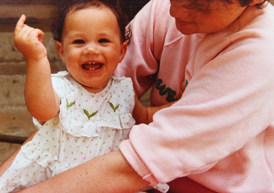 Meghan spent her early years brought up by her doting grandmother