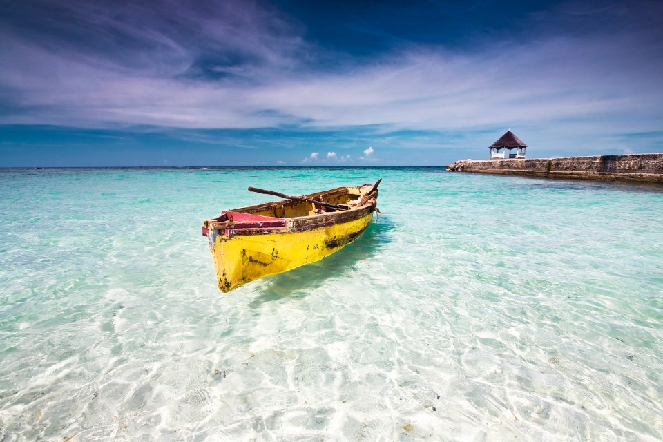  You could be sipping cocktails in these crystal clear waters