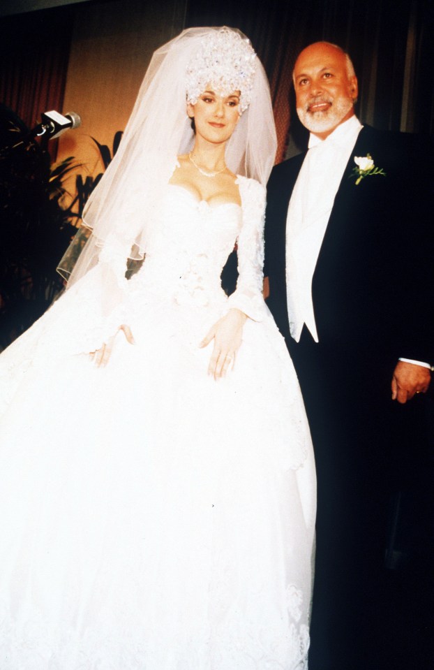 Celine's dress reportedly took 1,000 hours to create