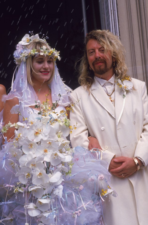 Siobhan's flowery wedding dress didn't go down too well with some people