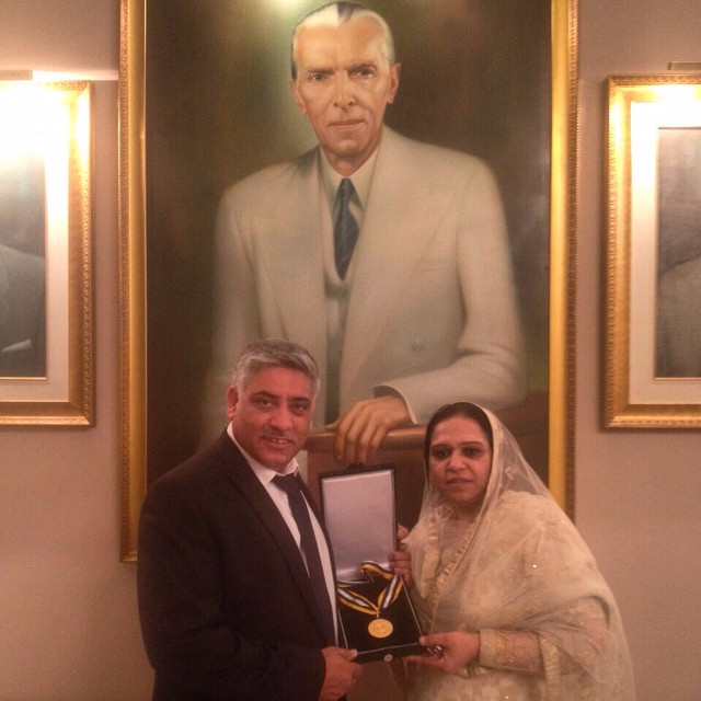  Amir's father Shah Khan with his wife Falak