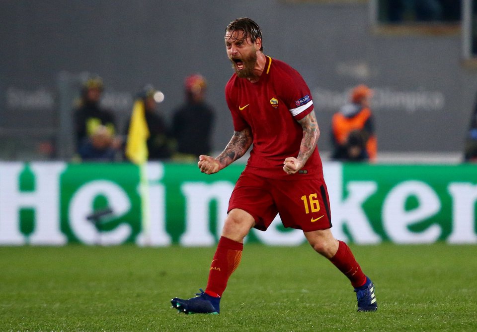 But despite all his efforts, a Serie A title always eluded De Rossi