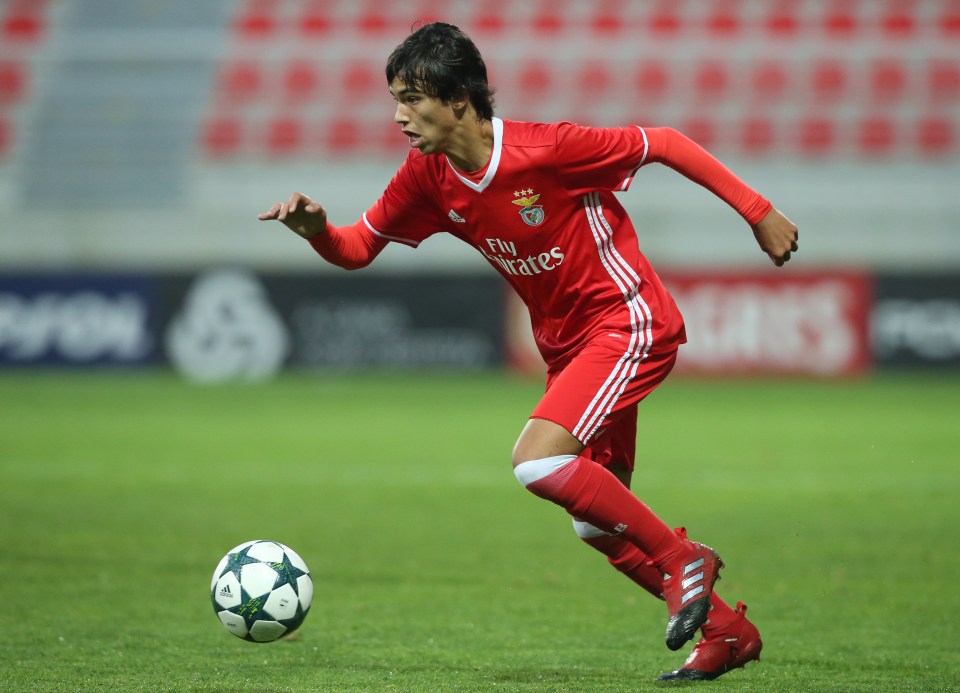  Joao Felix of Benfica has attracted the interest of Europe's top clubs