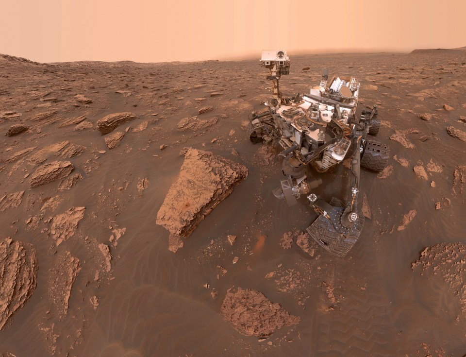 Nasa’s Curiosity Mars rover took this selfie in the Gale Crater on Mars