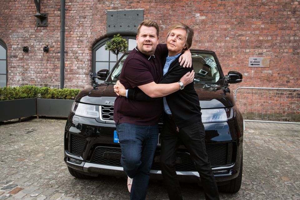  Meanwhile James shot to success, going on to make popular show Carpool Karaoke