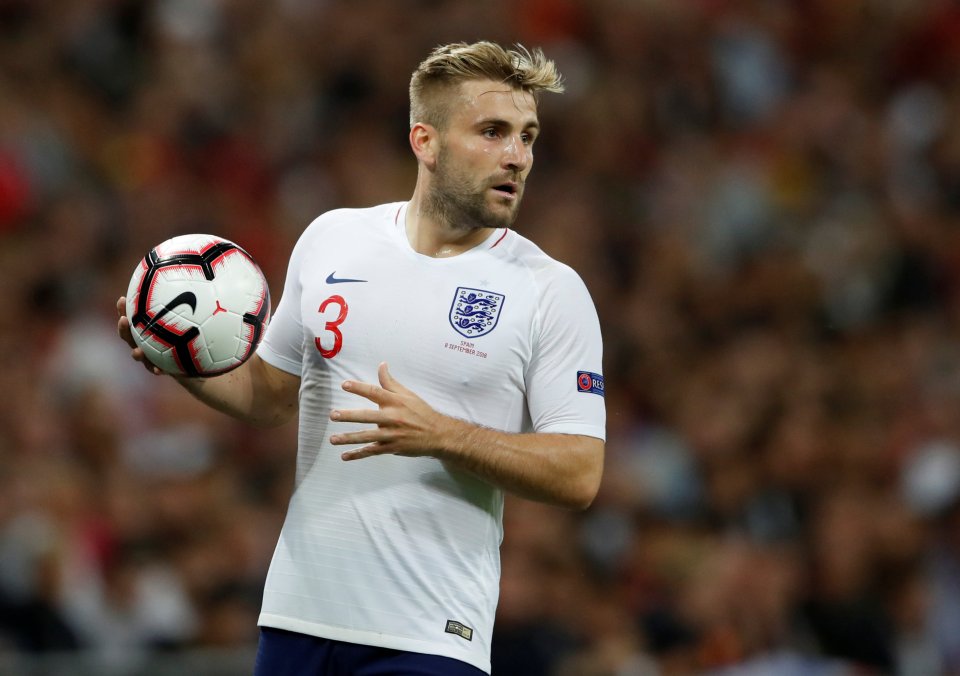  Luke Shaw has reportedly been left out of England's Nations League squad because he pulled out of previous Euro qualifiers