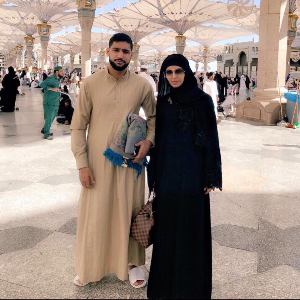  Amir and Faryal in Saudi Arabia to perform Umrah, a Muslim's pilgrimage to Mecca