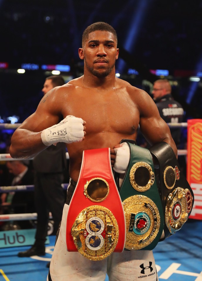 AJ was a former IBF, WBA and WBO heavyweight world champion after losing the belts to Oleksandr Usyk in 2021