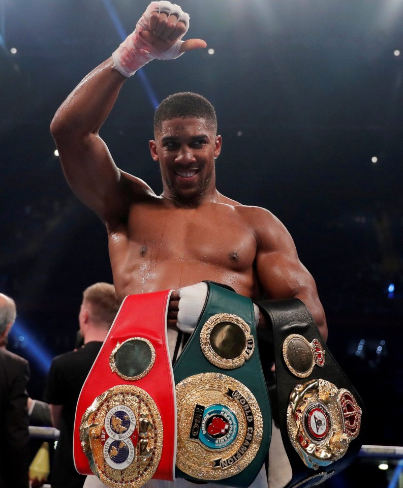 Anthony Joshua is determined to secure a unification bout