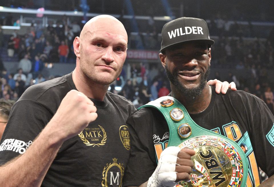  Tyson Fury and Deontay Wilder could be on course for a rematch for heavyweight title