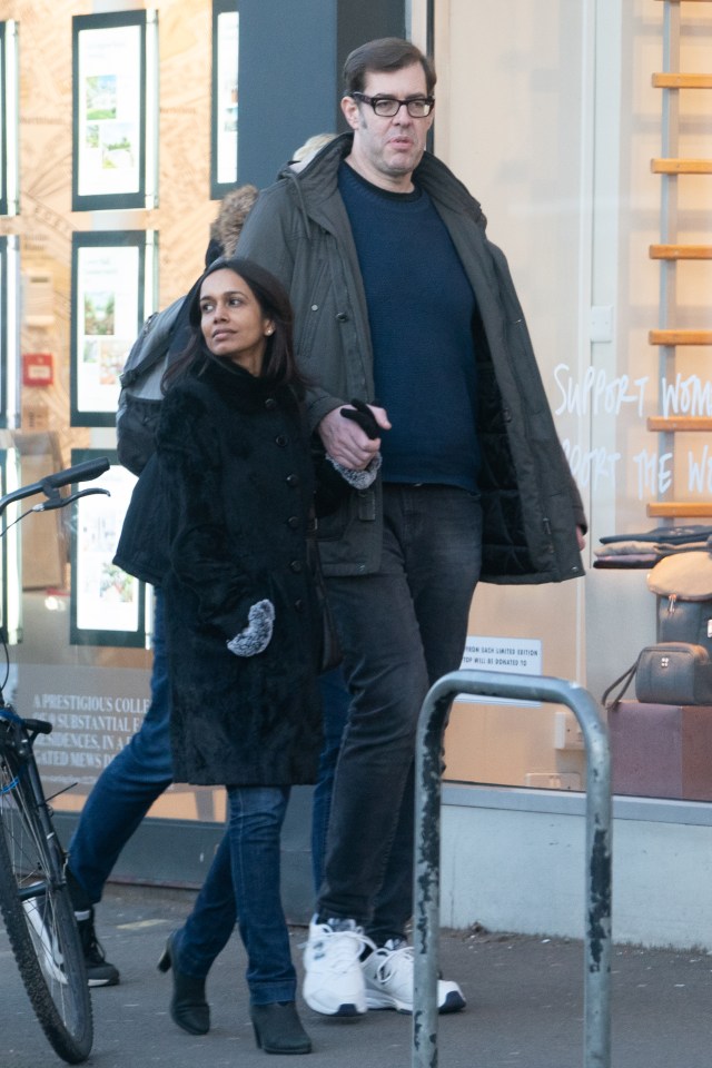 Richard towers over his 5ft 2in jazz singer girlfriend Sumudu Jayatilaka