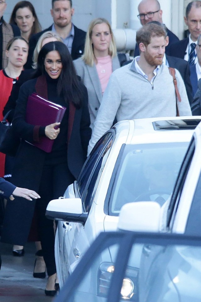 The married couple then embarked on their first official overseas tour the day after it was announced that Meghan was pregnant