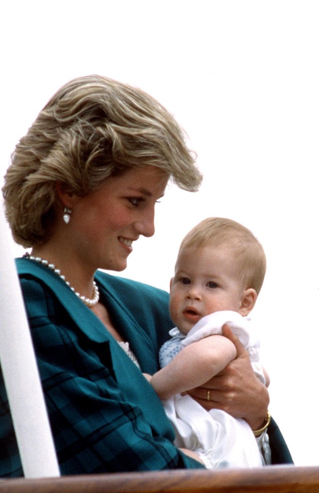 Archie Harrison has Jupiter in Sagittarius, Diana’s rising sign - the late Princess of Wales pictured with Harry as a baby