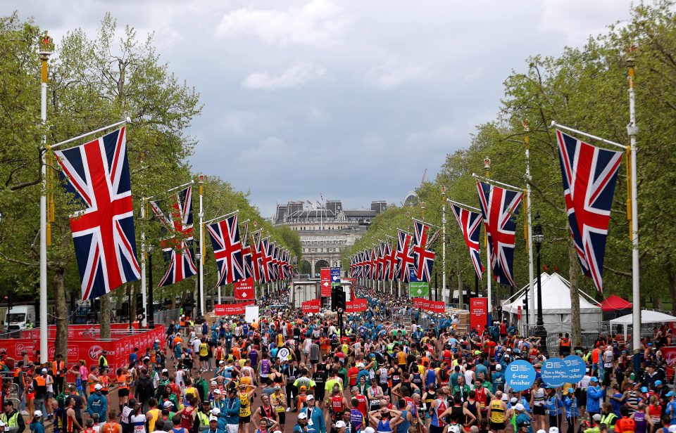  There's nothing quite like the atmosphere at the London Marathon