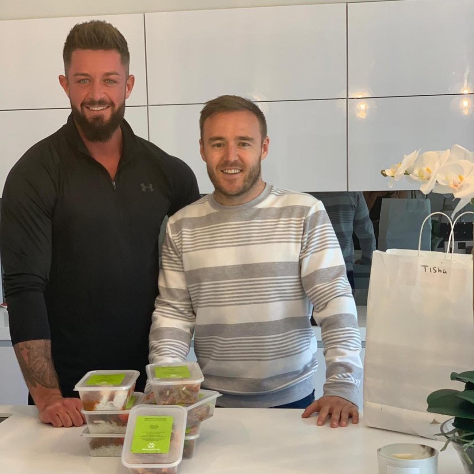  The pair were spotted using meal prep delivery service Ministry of Prep and owner Joel Nolan shared photos online with both Alan and Tisha last month