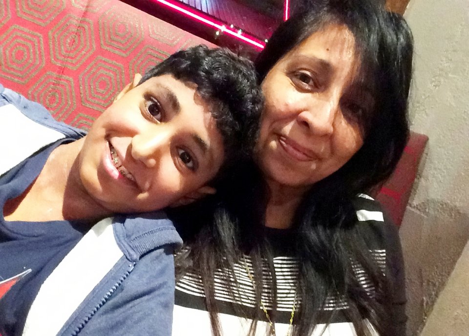  Karanbir Cheema, who died from allergic reaction,  pictured with mum his mum Rina Cheema