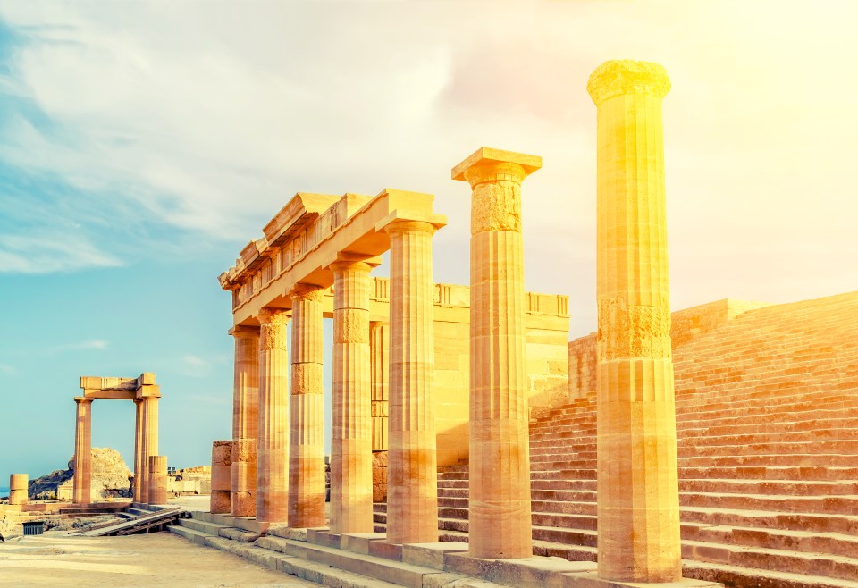  With more than 200 steps, the climb to see the Temple of Athena Lindia isn't for the fainthearted but it's definitely worth the effort