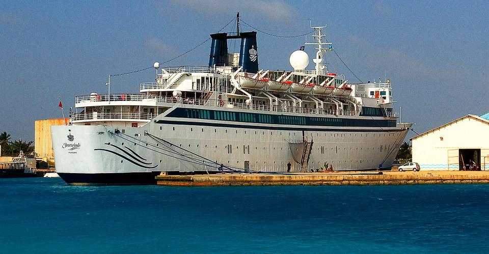  The Church of Scientology Freewinds ship is staying put during the measles outbreak (stock photo)