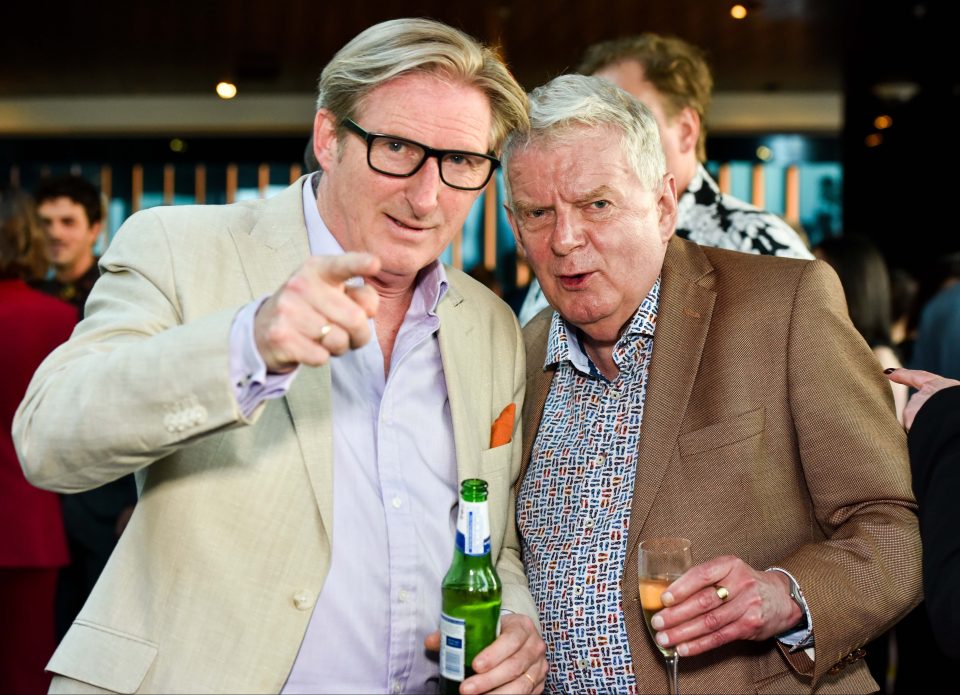  Line of Duty's Adrian Dunbar seen with a bottle of beer at the BAFTA Craft Awards last year