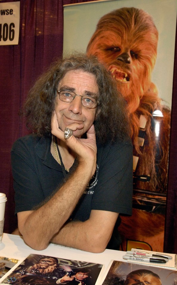  Mayhew played Wookiee warrior Chewbacca in the original trilogy