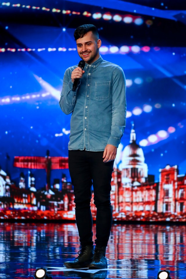  Rob King will audition for the judges on tonight's Britains Got Talent