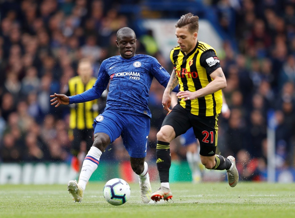 The Frenchman went down on the ball after eight minutes and was replaced by Ruben Loftus-Cheek