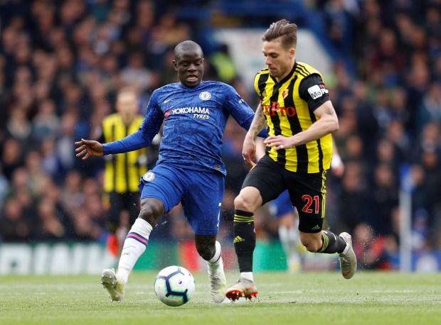 The Frenchman went down on the ball after eight minutes and was replaced by Ruben Loftus-Cheek