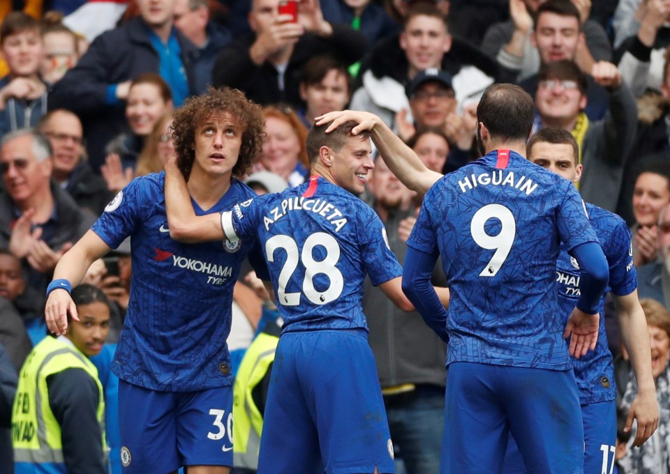 The centre-half scored only his third goal of the season for the Blues