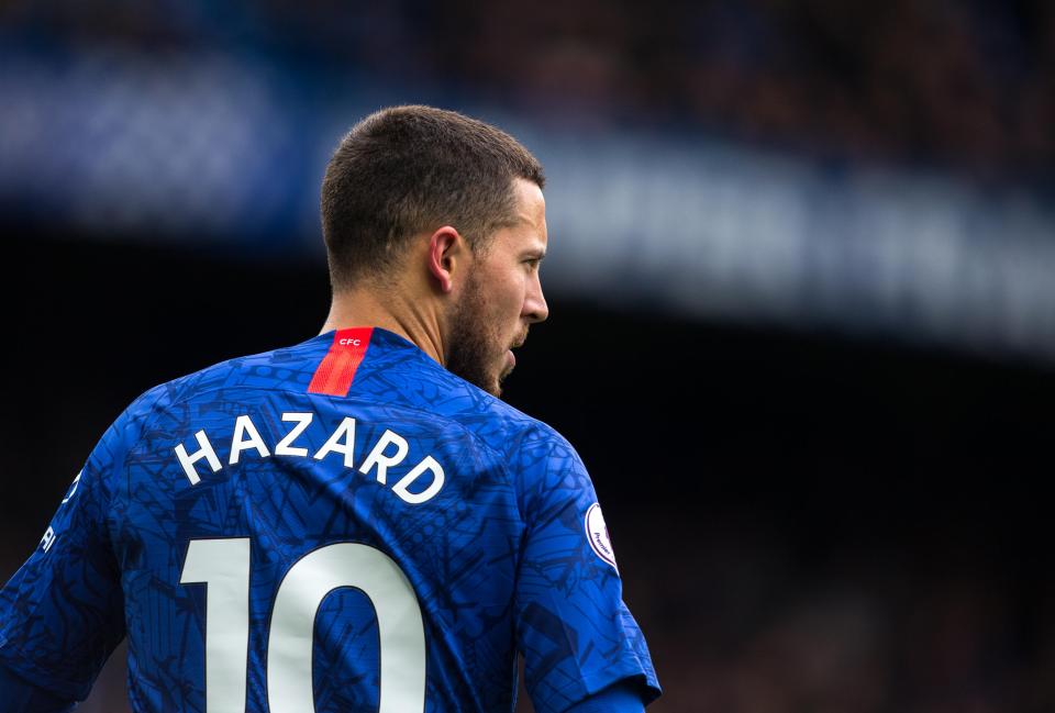  Hazard is out of contract at Chelsea in the summer of 2020