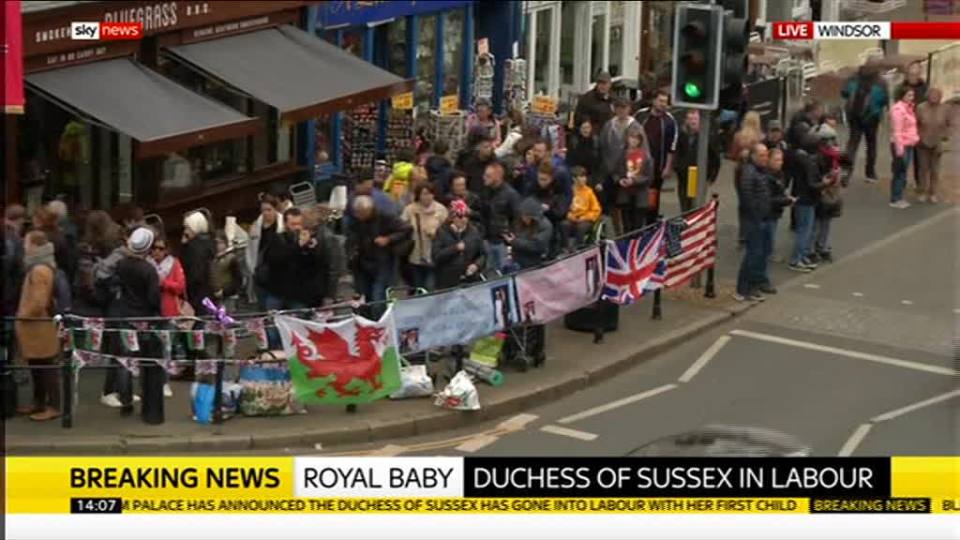  Fans line the streets of Windsor to celebrate the good news