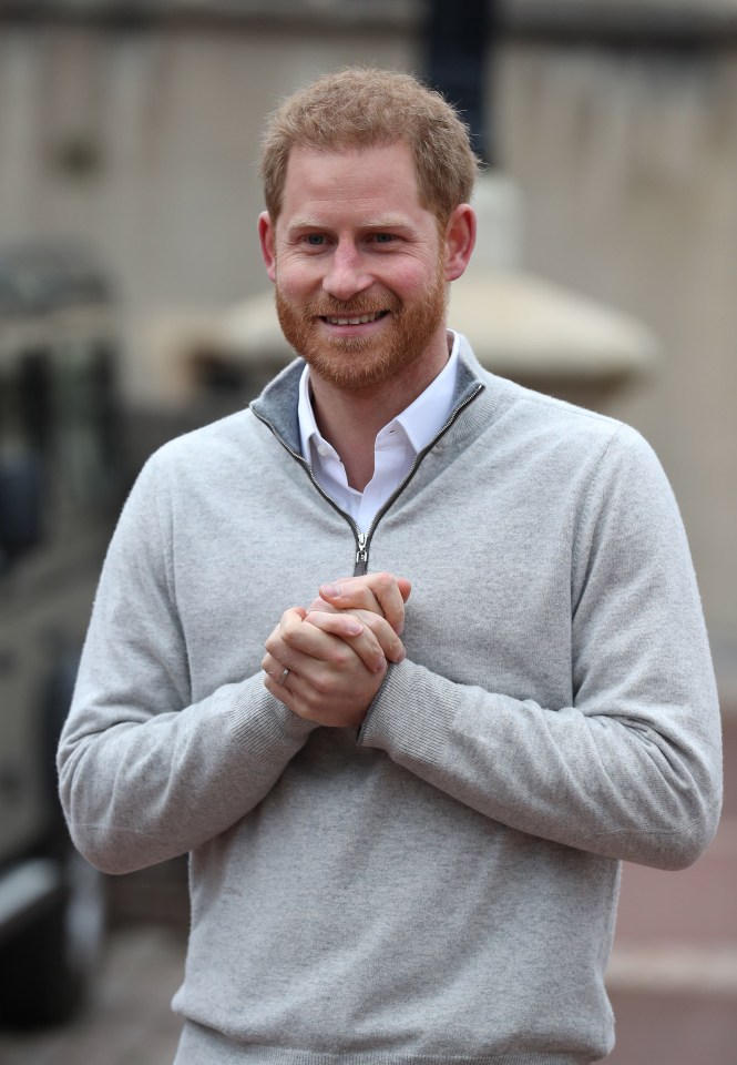 A delighted Prince Harry later went out to speak to the media