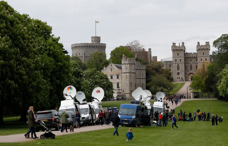 Frogmore House is in the grounds of Windsor Castle, where the world’s media has gathered