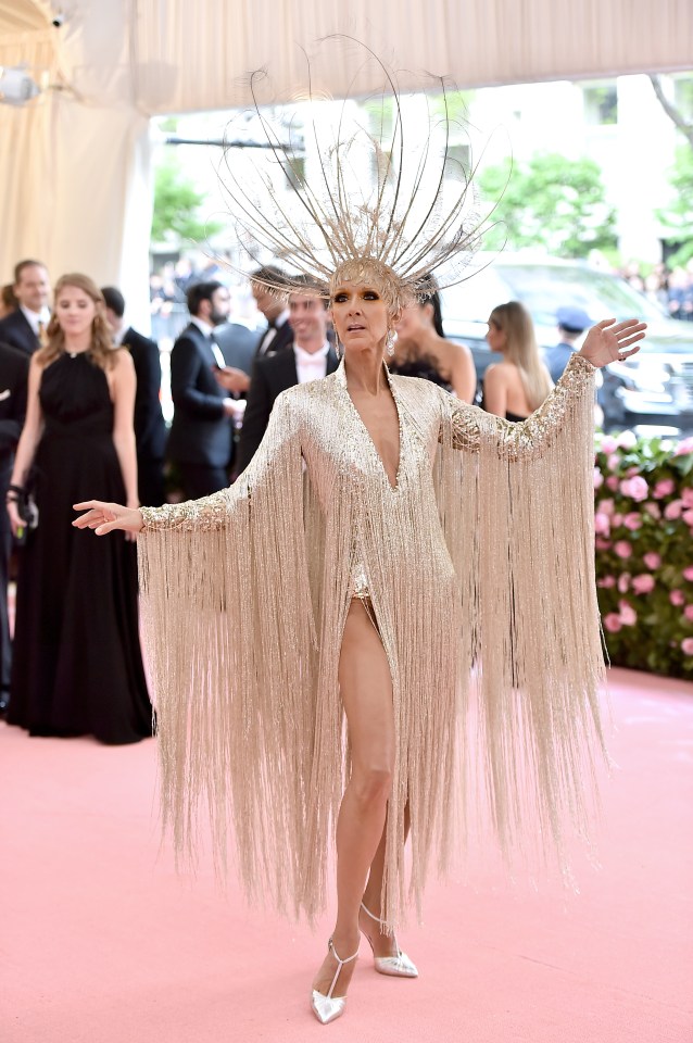  Celine Dion was channelling an ice queen