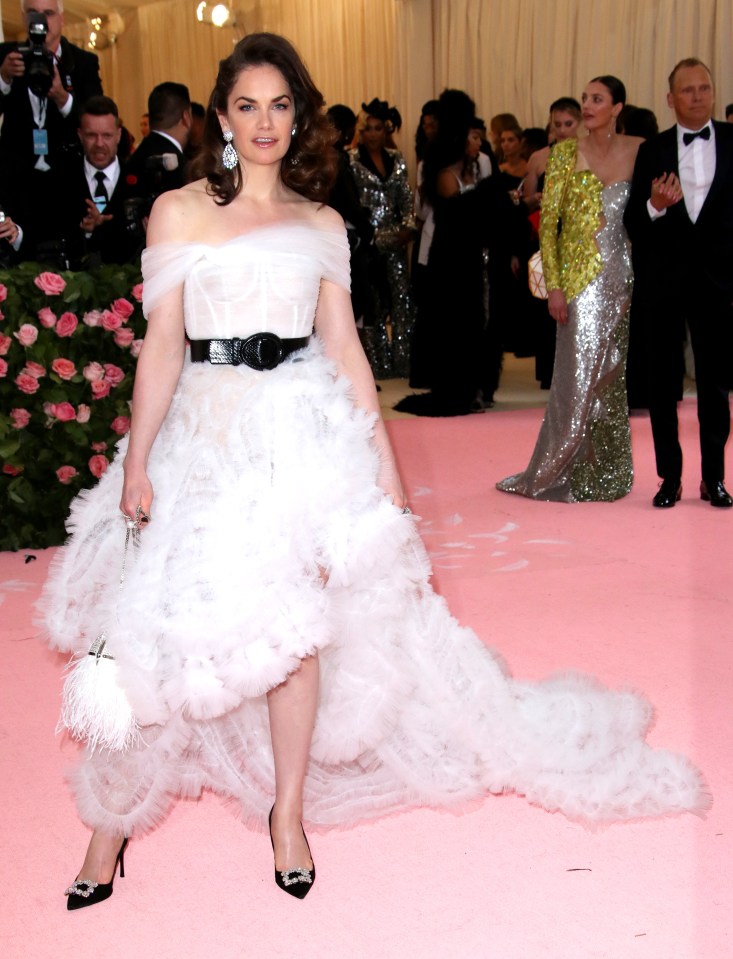  Luther star Ruth Wilson wore a cloud-like gown