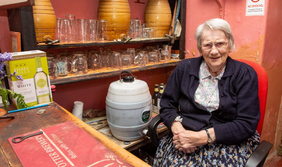  Mary Wright is 98 and runs the bar three nights a week