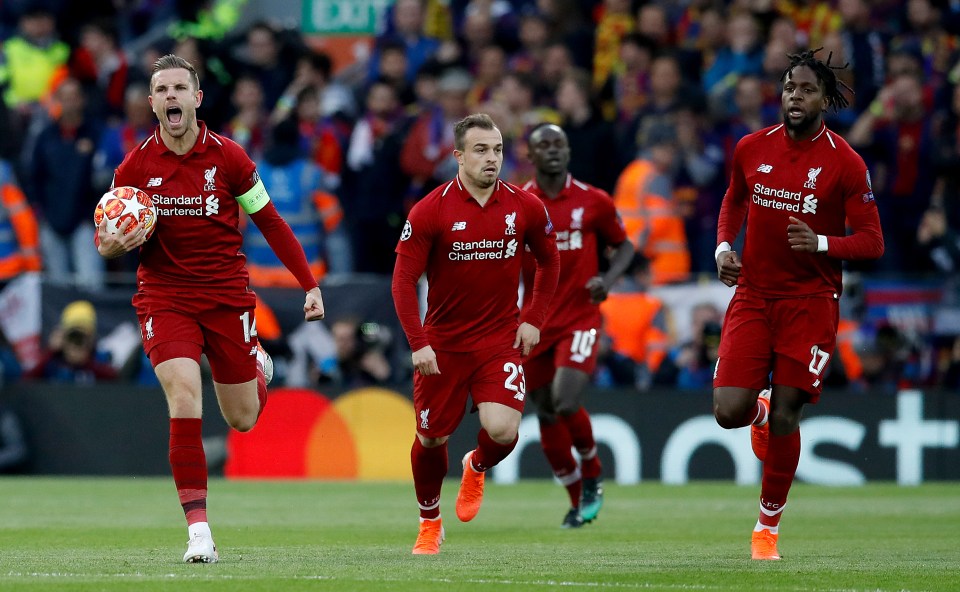 Liverpool skipper Jordan Henderson sniffed hope for his side after Origi's strike