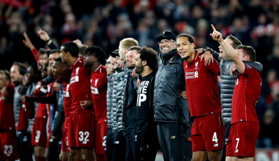  Liverpool will play in the Champions League final under Klopp for the second season running