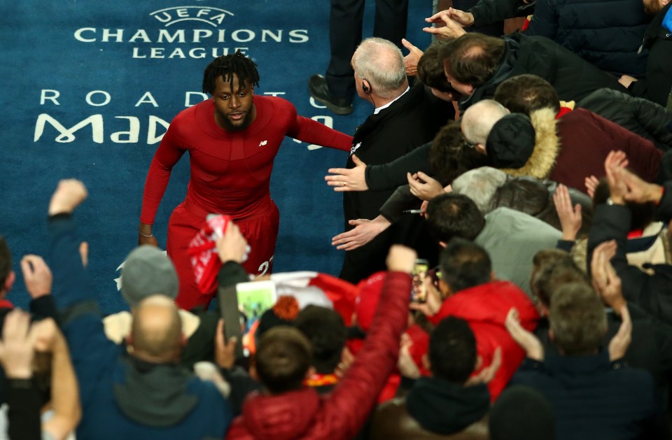 Divock Origi scored twice to help Liverpool to the final