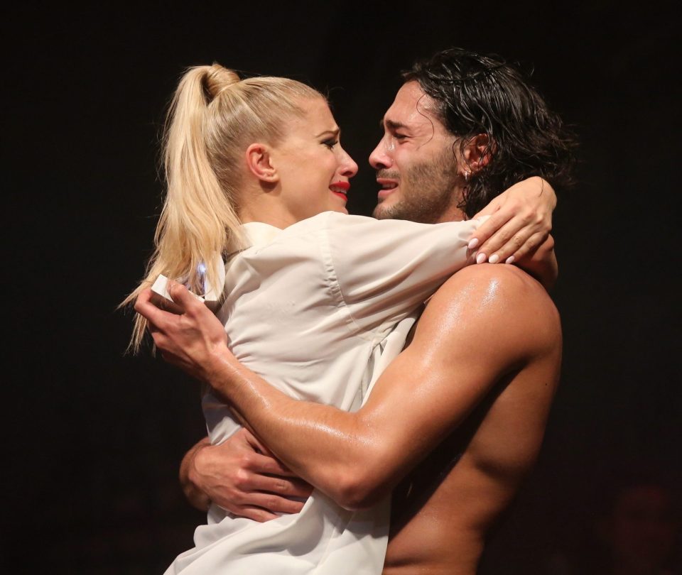  Italian dancer, 25, who joined the show in 2018, popped the question during a performance of Burn The Floor in Watford