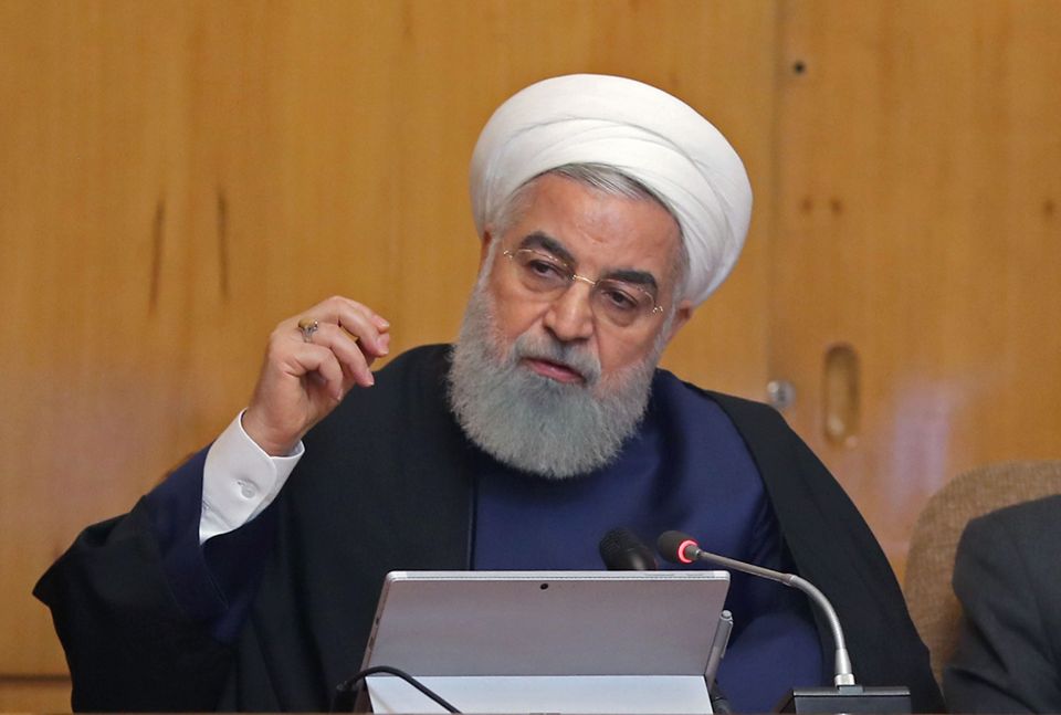  President Hassan Rouhani says Iran will only talk on nuclear issues if sanctions are lifted