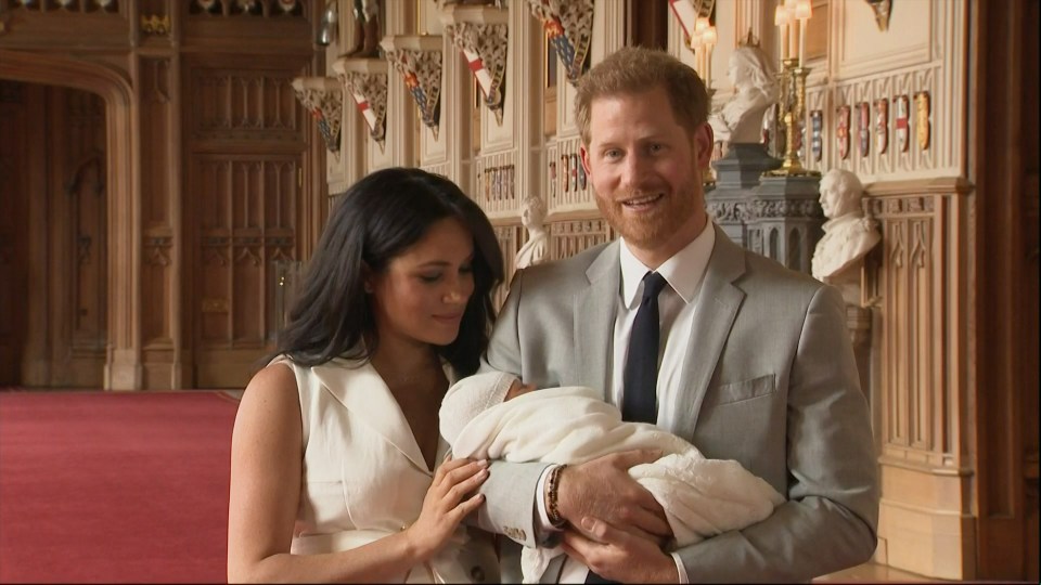  Baby Archie was off to meet the Queen this afternoon